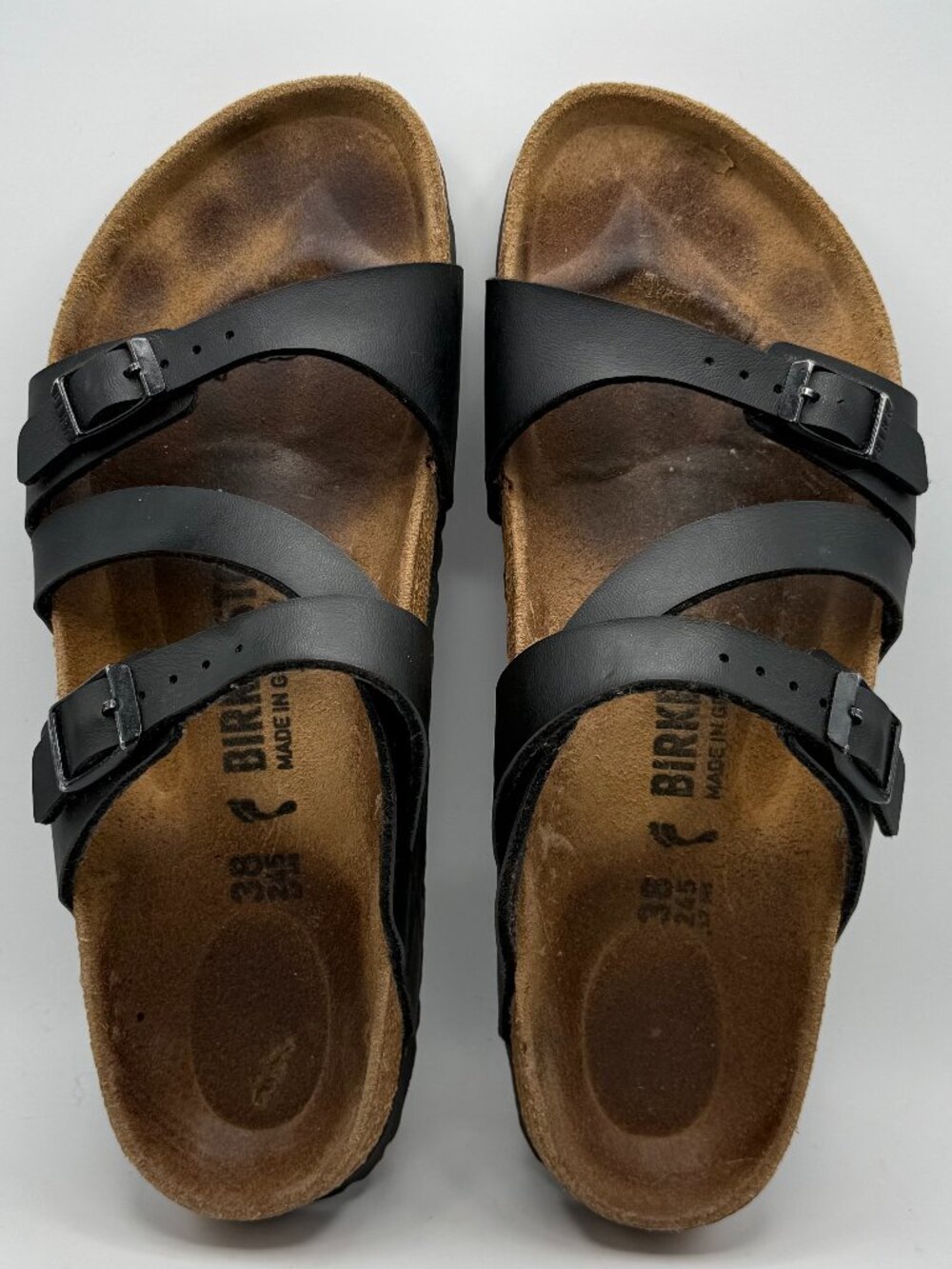 Birkenstock Salina Black Birko-Flor Regular Sandal Women’s EU 38 US 8